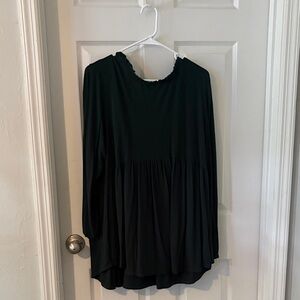 Chic Soul Black Tunic Top